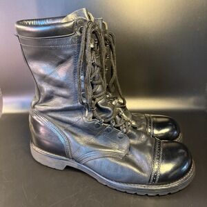 Corcoran 10" Field Boots Black Leather Military Combat Work‎ Boots Mens 12.5 D